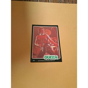 Vintage 1979 Raincloud Productions Queen Trading Card #19 Rock Band Memorabilia